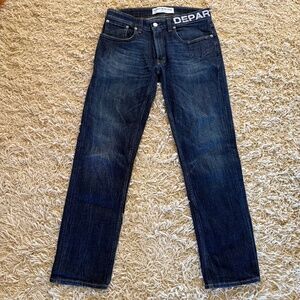 Department Five Jeans Women’s Size 31 Made In Italy Dark Wash Logo Waistband